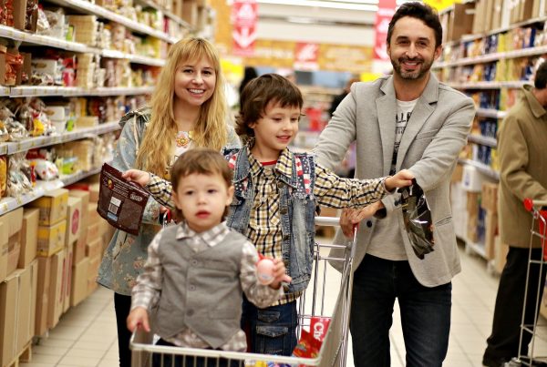 Familia de compras